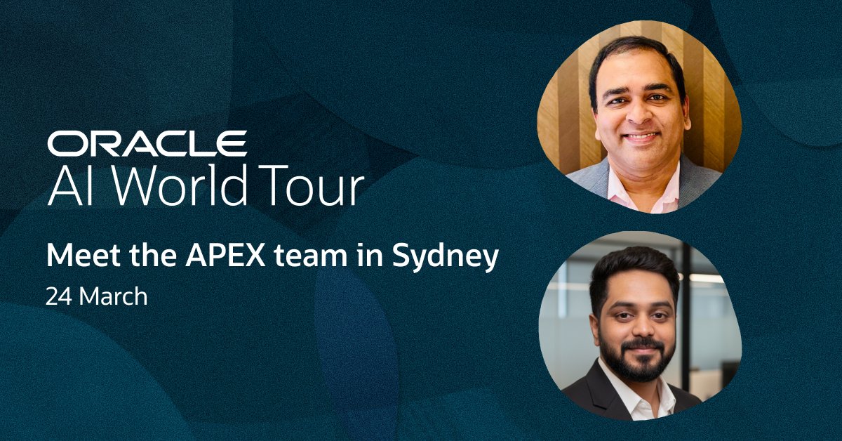 Oracle APEX tweet media