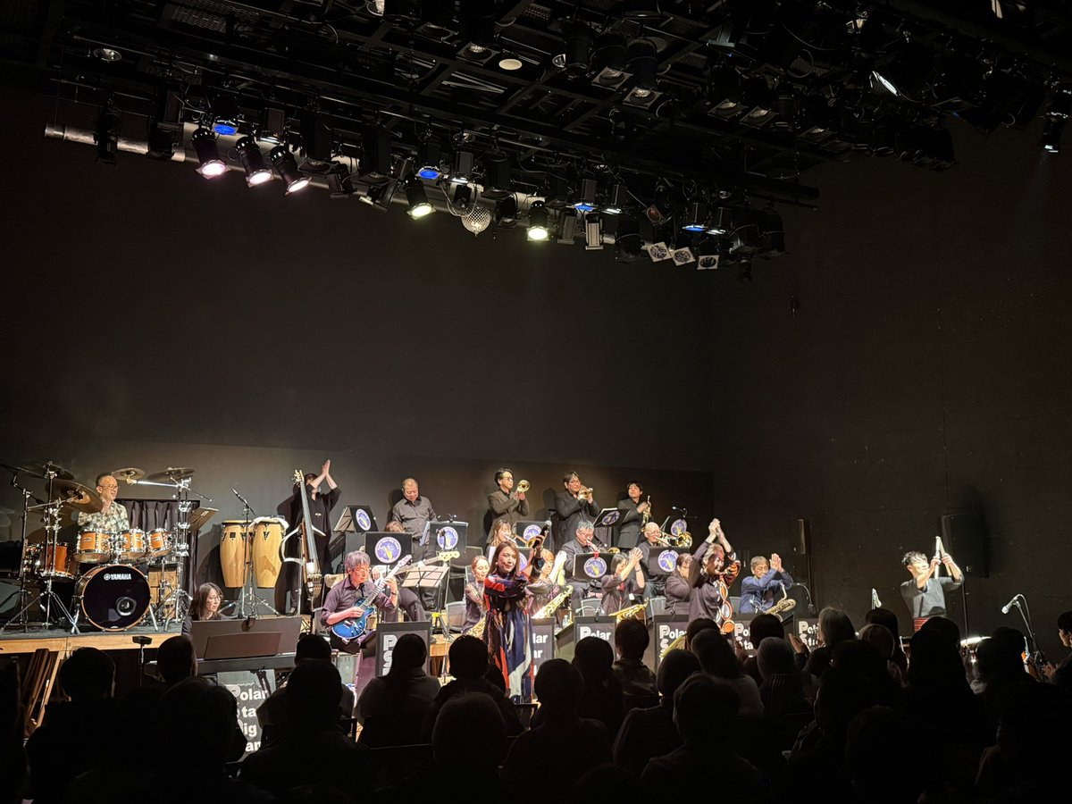 Polar Star Big Band 10周年記念コンサート「JUKE BOX vol.5」ありがとうございました！！
ビッグバンドの分厚いサウンドと和太鼓の鼓動が会場いっぱいに響き渡る、特別な時間でした！
10周年という節目のステージに関わらせていただき、本当にありがとうございました！#PolarStarBigBand #和太鼓