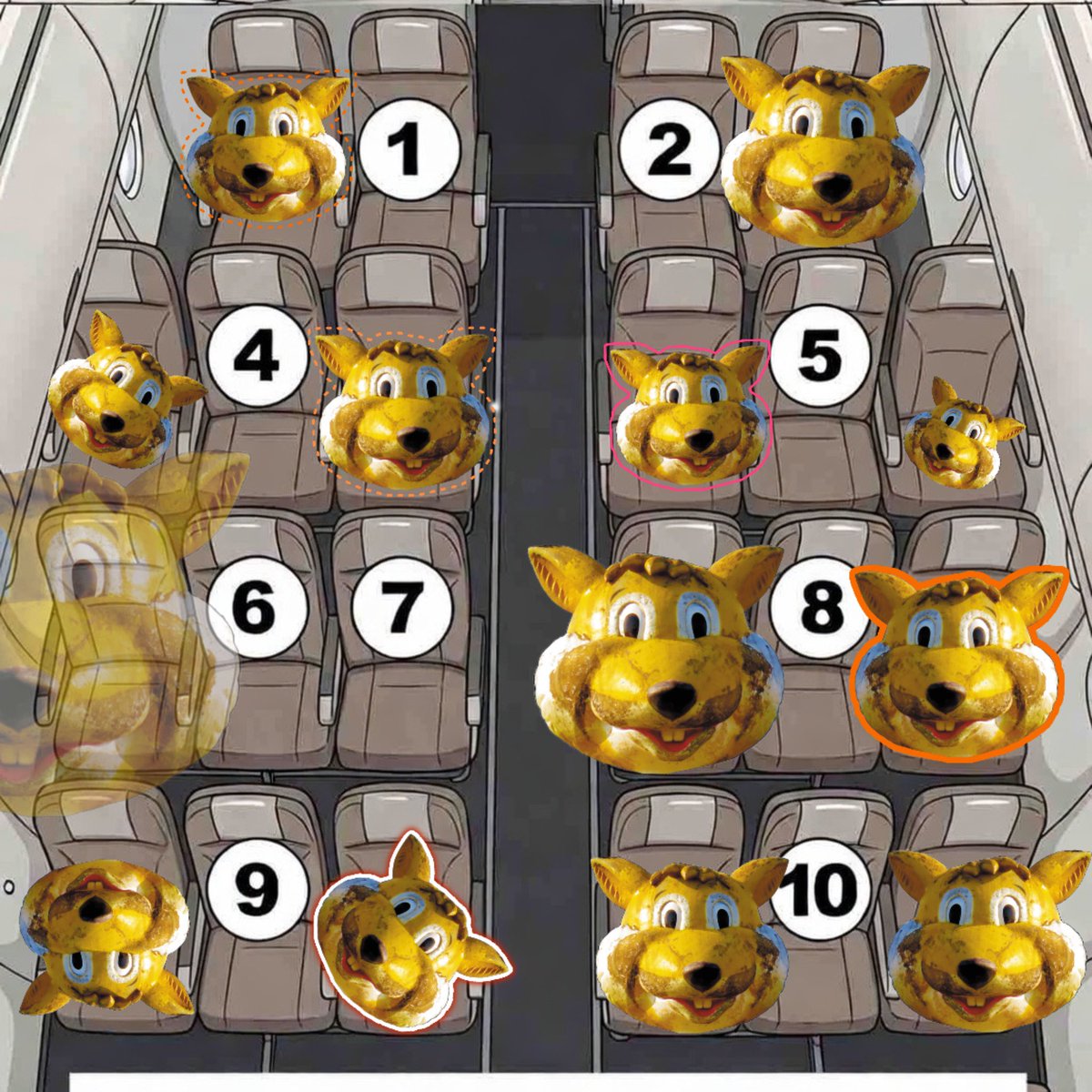 アナタならナンバンニシュワル？👁️👁️
ボクは７番にシュワってるよ👁️👁️