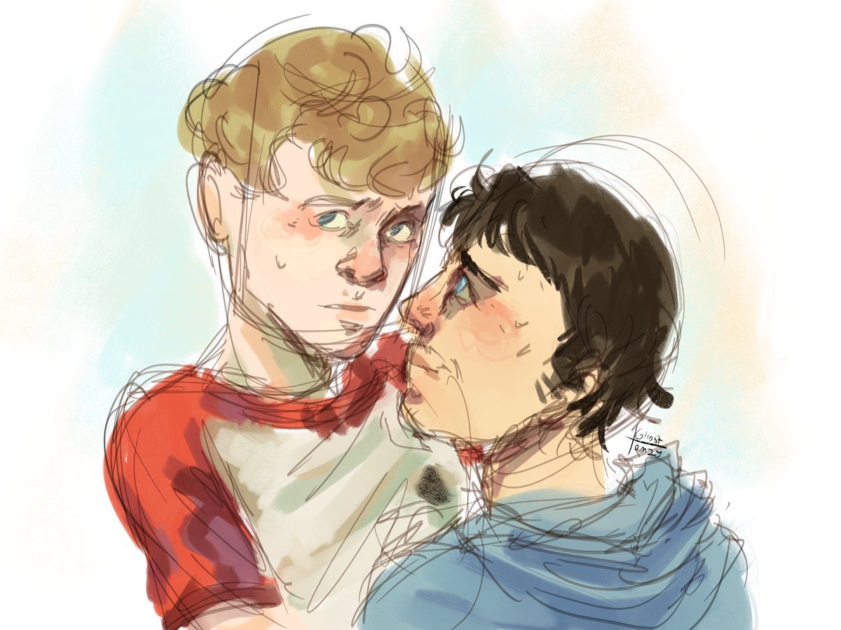 I'm trying my best to draw Mike but I'm failing harddd, silly little sketch!!!

#tommyinnitfanart #wichtigerfanart #hornyduo