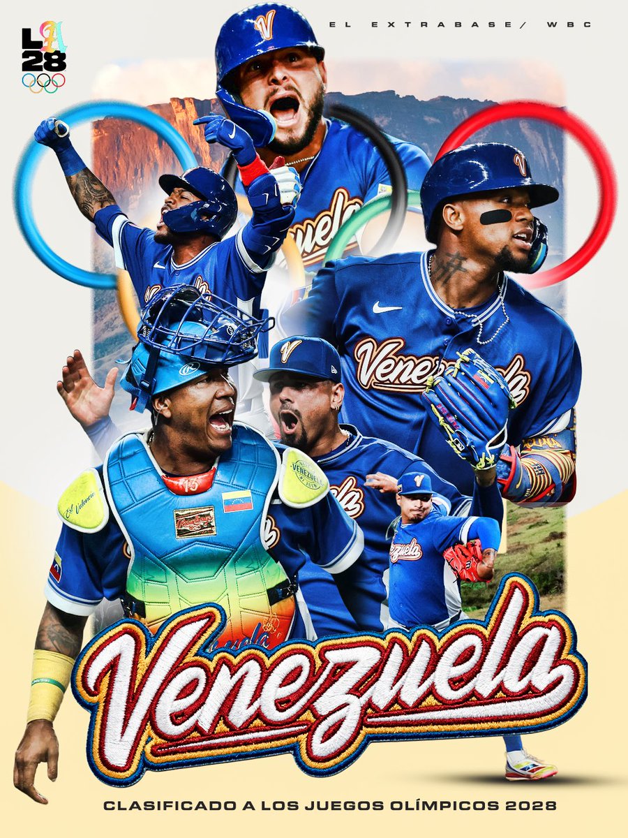 ElExtrabase's tweet photo. ¡¡¡HISTORIA PURA!!! ¡¡¡SOMOS OLÍMPICOS!!! 

¡¡¡VENEZUELA IRÁ POR PRIMERA VEZ A LOS JUEGOS OLÍMPICOS!!! 

¡¡¡UN PASO ENORME PARA EL BÉISBOL VENEZOLANO!!! 

#LA2028 | #ElExtrabase⚾️🇻🇪 https://t.co/Q7PBFOSEae