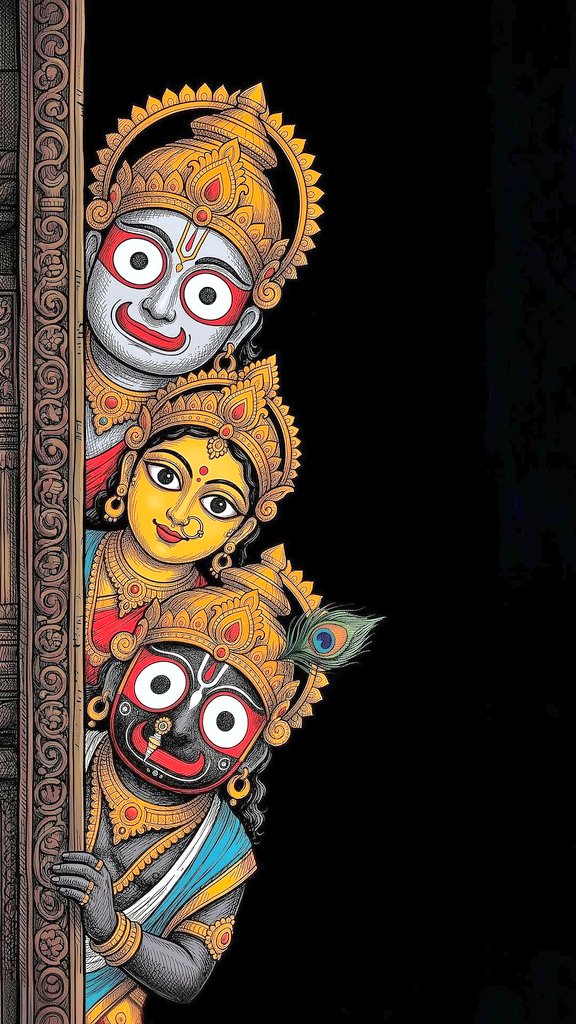 Sanatani_Purnim's tweet photo. One glimpse of Lord Jagannath is enough to fill the soul with divine joy. https://t.co/s2HSy4eRnc