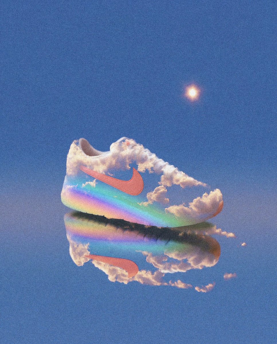 Cloud sneaker render
