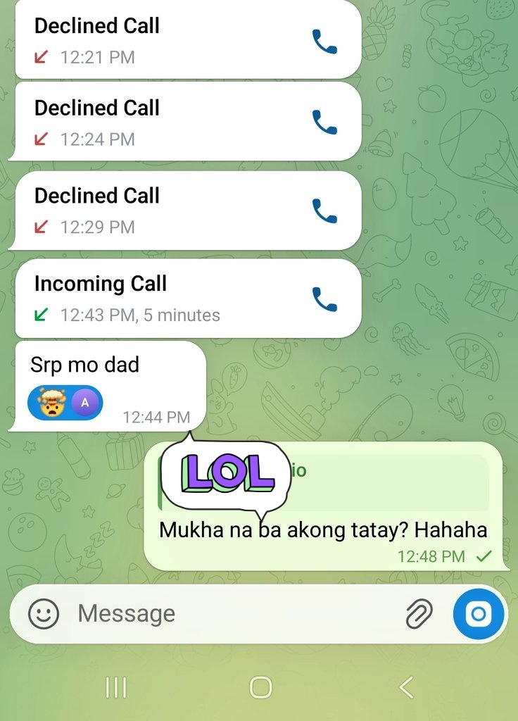 DominicManila's tweet photo. Yung nakipag vidjaks ka tapos tawag sayo Daddy haha seryoso mukha na ba akong may anak 😅 
#vidjakol #daddykink https://t.co/cXKo4uRAgm