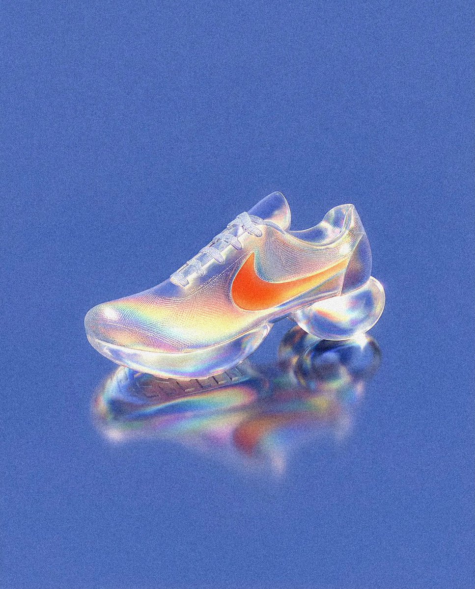 Iridescent shoe studies