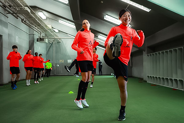 ♦️ウォーミングアップ⚽️ 🆚C大阪 はこのあと14:03キックオフ 試合