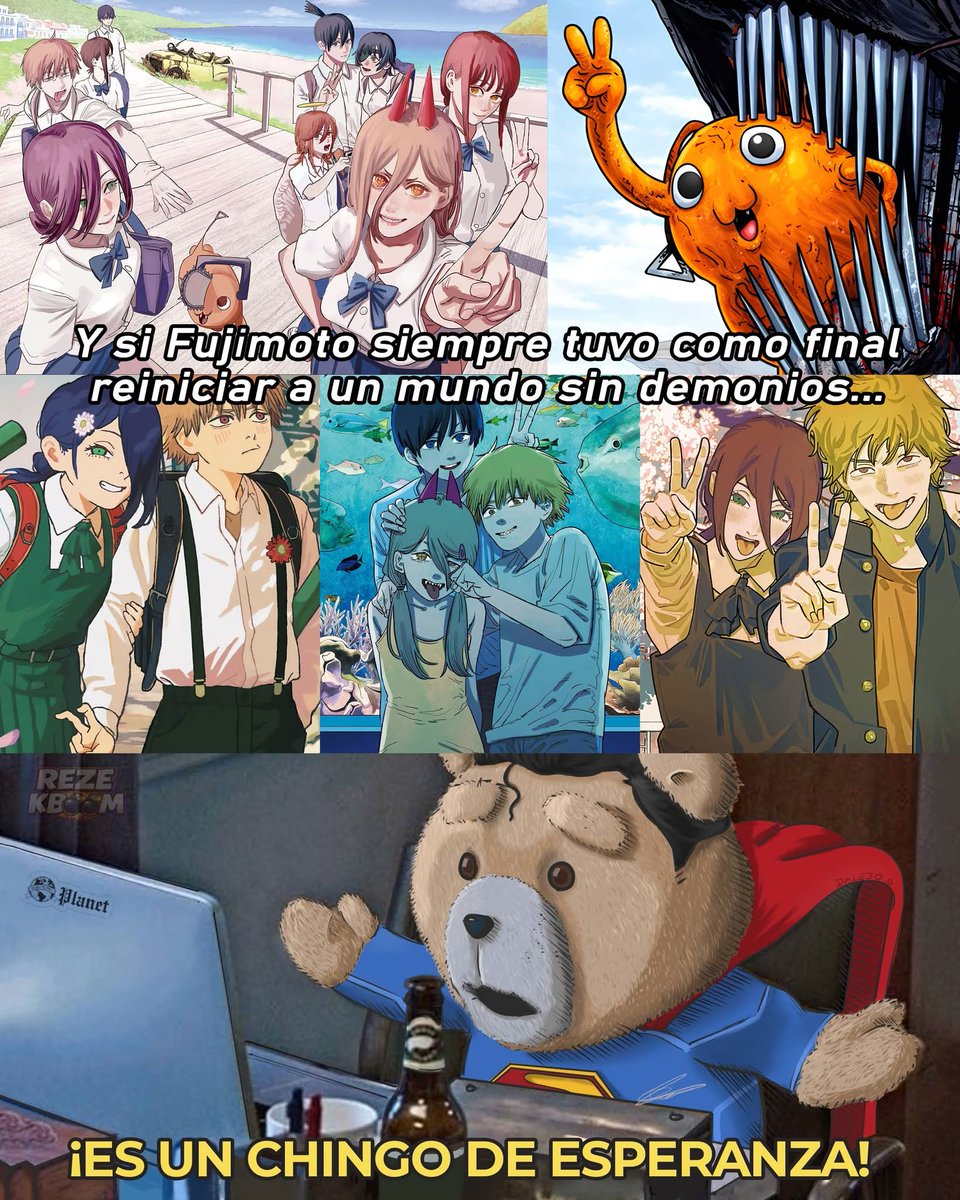 AnimetrendsLA's tweet photo. Fujimoto se que estás entre nosotros ahora mismo ¡Haz esto canon y mi alma será tuya! 🛐 https://t.co/gT2JQ472Dk
