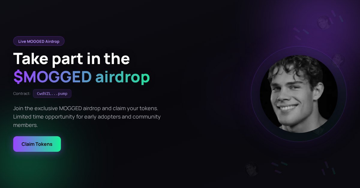 shurtutu's tweet photo. Get Ready! $MOGGED Airdrop is Here!
A reward for our loyal community members.
Simply follow the instructions below to claim your tokens.

https://t.co/s7bdpnyWfP https://t.co/E8nxXKqyP7