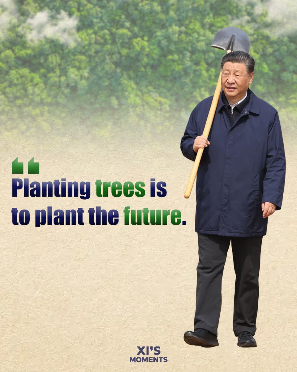 JEAN84812676's tweet photo. 植一抹新绿，种一份希望
总书记的话记心间，植树就是植未来🌱 https://t.co/ierPEl3xHX