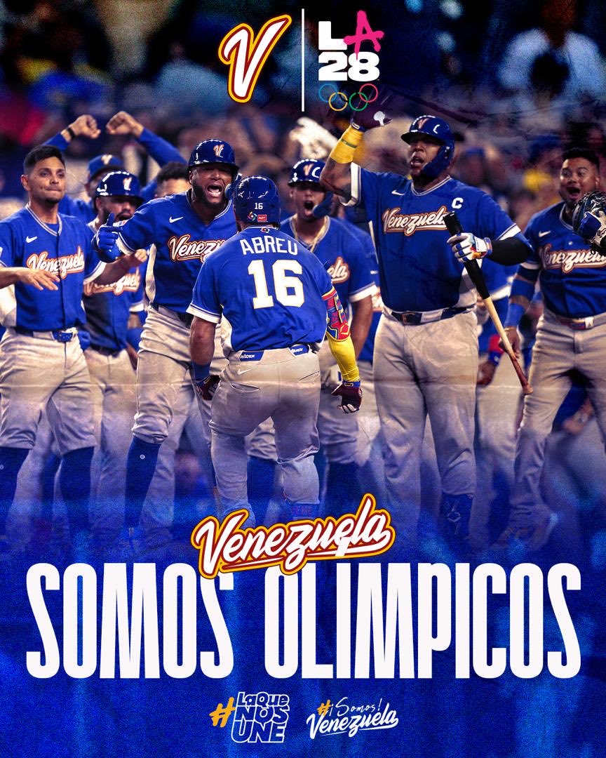 frarchila's tweet photo. ¡Espectacular día para el béisbol y el deporte venezolano!

 🇻🇪 Venezuela a semis del #WSBC y clasifica a los JJ OO Los Ángeles 2028. 

¡Venezuela 🇻🇪 para todo el mundo! https://t.co/xVkGUkT3Wa