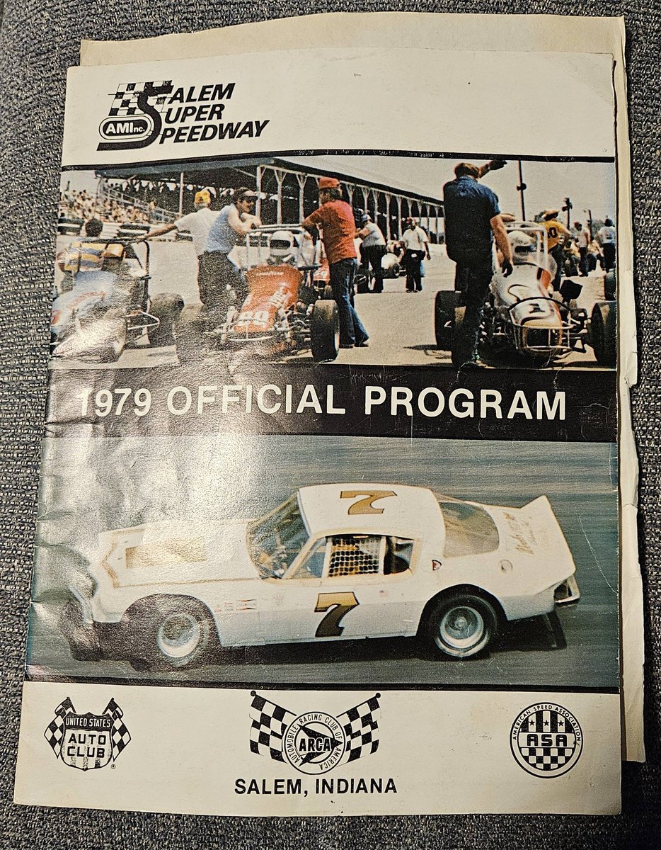 Salem_Speedway's tweet photo. A special thank you to Wayne Hobbs of Sellersburg, IN. He mailed two official Salem Super Speedway programs. 

Thank you to our loyal racers, race fans and sponsors! We are proud to be a part of this piece of rare automotive history. It's days like this that make us very proud of our Team, the 18-20 hour days, 7 days a week, days like today make it all worth it.

This might be a very small thing but taking the time and putting this much care in sending this to us, we know our loyal fans are the very best. 

It's almost go time race fans! Are you getting excited?