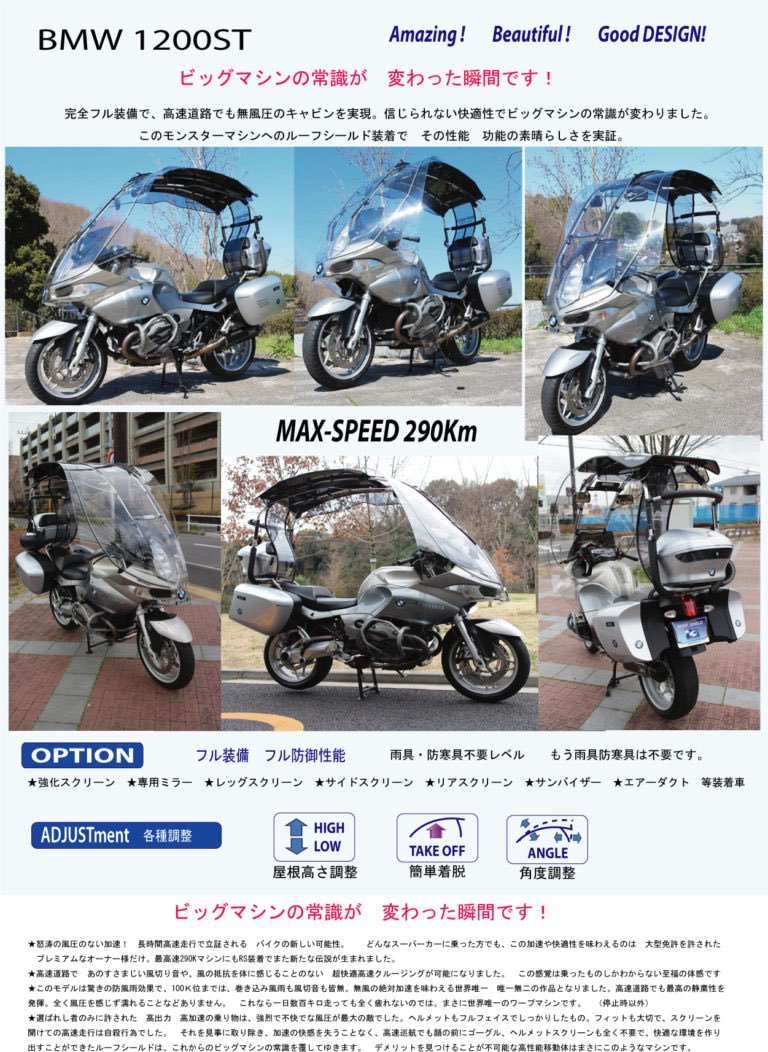 มอเตอร์ไซค์ติดหลังคาไม่เป็นที่นิยมเพราะเสี่ยงอันตรายสูง โครงสร้างที่เพิ่มขึ้นทำให้ต้านลมขณะขับขี่ ทำให้รถเสียหลักง่ายและไม่มั่นคง นอกจากนี้ยังผิดกฎหมายจราจรหากไม่มีการรับรองวิศวกร และลดความคล่องตัวในการซอกแซกจราจร ซึ่งเป็นข้อดีหลักของรถจักรยานยนต์