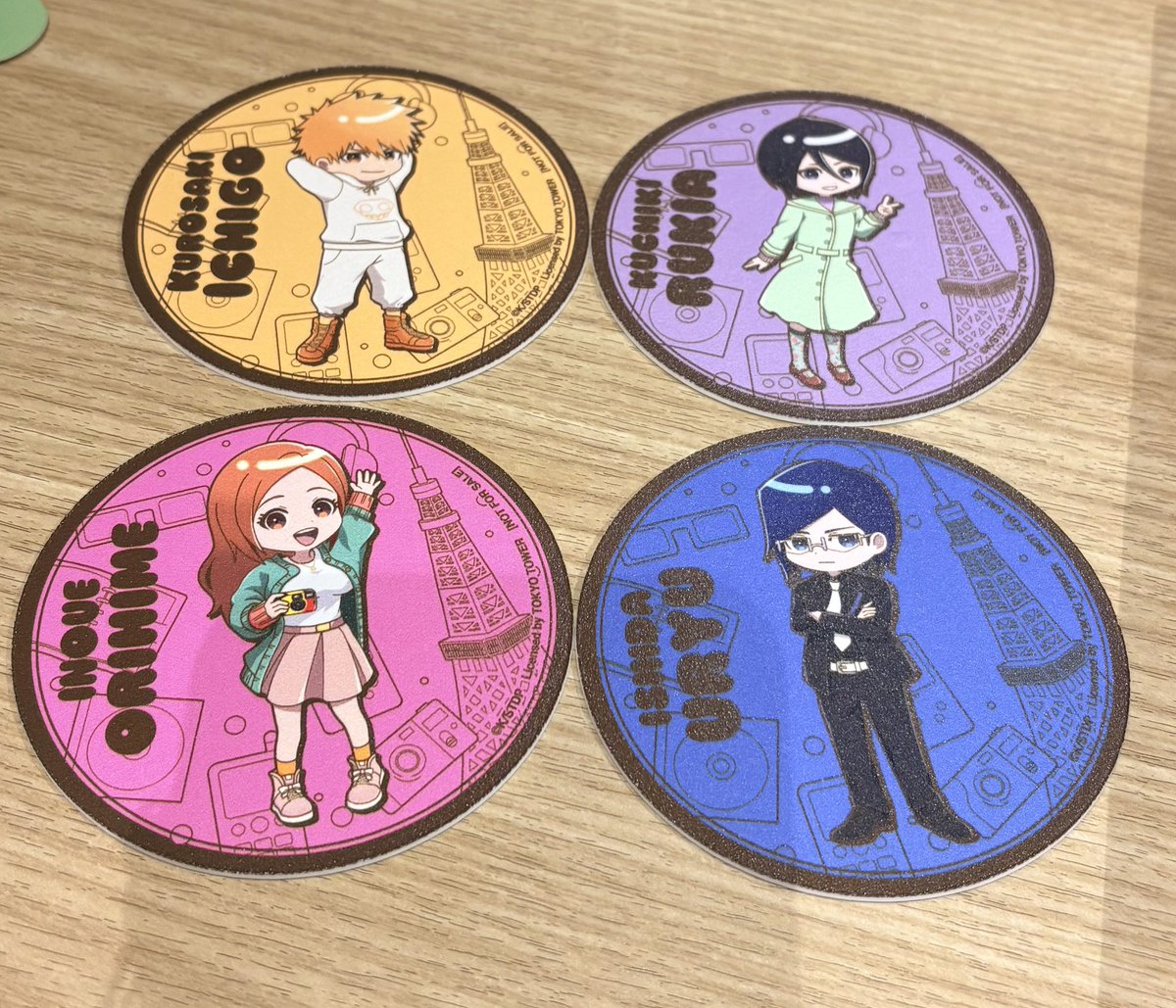 sony_posuto's tweet photo. 【交換】BLEACH   東京タワー　RED   交換
コースター　

【求】平子
【譲】黒崎一護、石田雨竜、
        井上織姫、朽木ルキア

本日現地交換＞郵送

検索から気軽にお声かけください🔎 https://t.co/CZxDBLsYsy