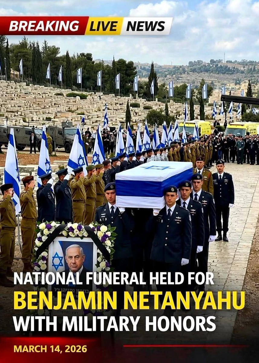 So_phis_T_ca_8's tweet image. Thks to Almighty devil has been killed
National funeral hold for Satanyahu.
#IranWar #Israël #netanyahudead