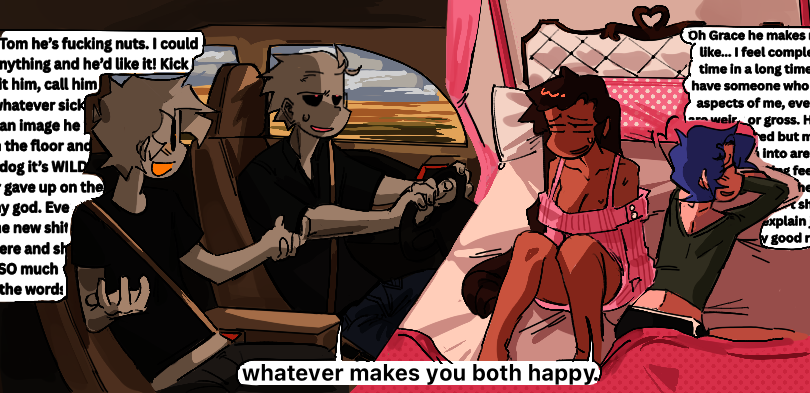 YipeeeeIz's tweet photo. judgy yet supportive pink best friends https://t.co/ikM69gA7io