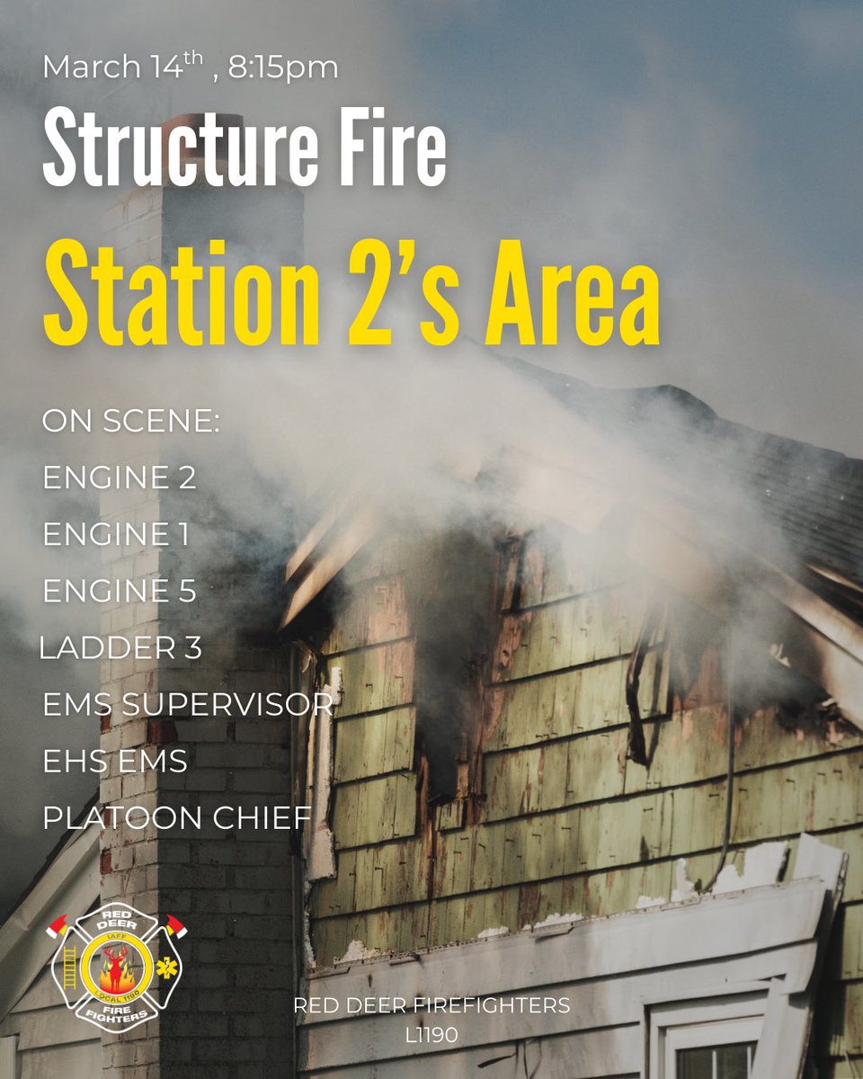 Red Deer IAFF L1190 tweet media