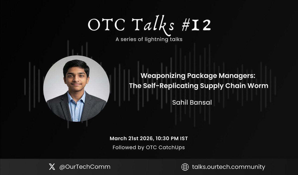 Our Tech Community tweet media