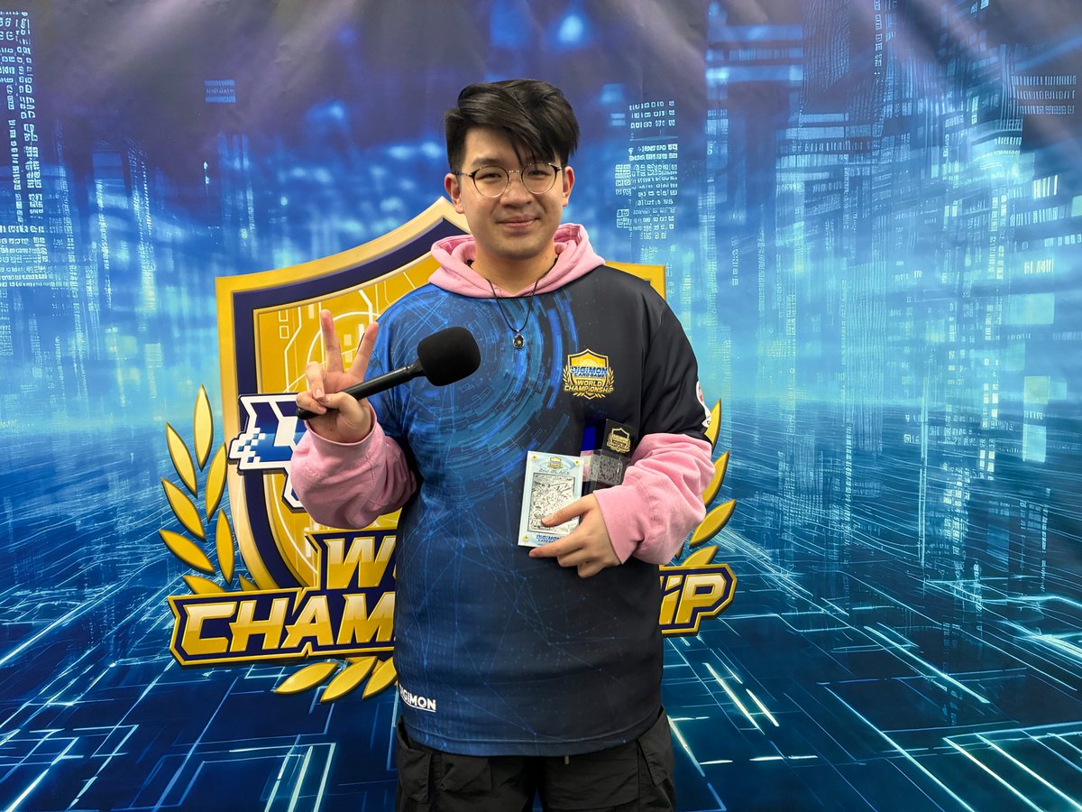 DIGIMON CARD GAME 25-26 World Championship WORLD FINAL ＼ 準優勝の
