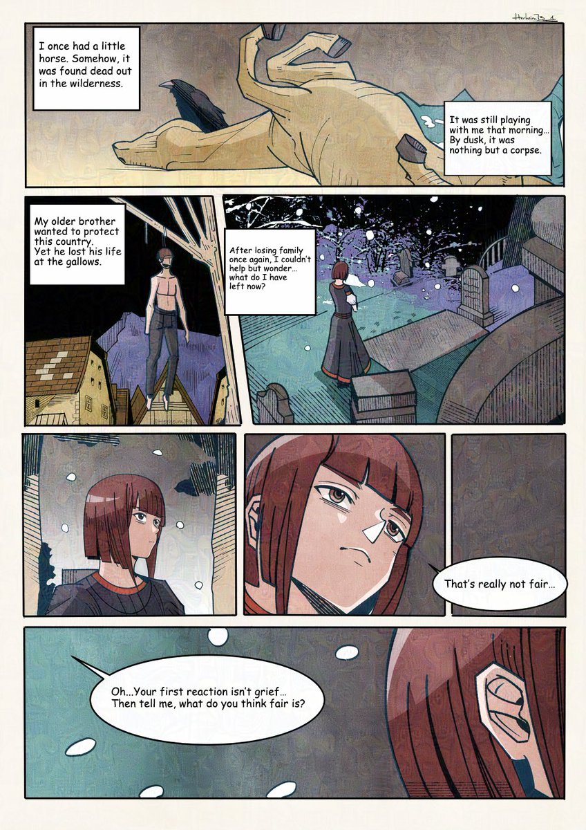 Original Manga! Chaturanga Ep1.5!   ✨ 

 A Chuunibyou manga set in an alternate medieval world based on the Hundred Years' War.  

#創作 #webcomic #manga 