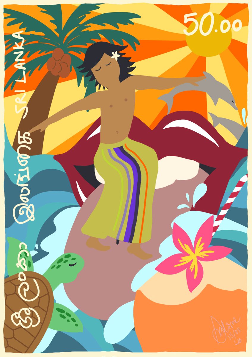 thenoobdesigner's tweet photo. High on the Island Life 🌊 
#digitalart #srilankanculture #srilankanart #thenoobdesigner https://t.co/DnOaOozYsZ