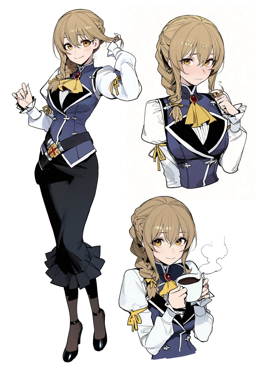 Guild Girl / 受付嬢
Requested illustration 
リクエスト絵(モノクロあとでやります
#goblinslayer #ゴブスレ 