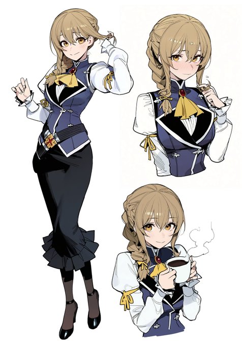 Guild Girl / 受付嬢
Requested illustration 
リクエスト絵(モノクロあとでやります
#goblinslayer #ゴブスレ 