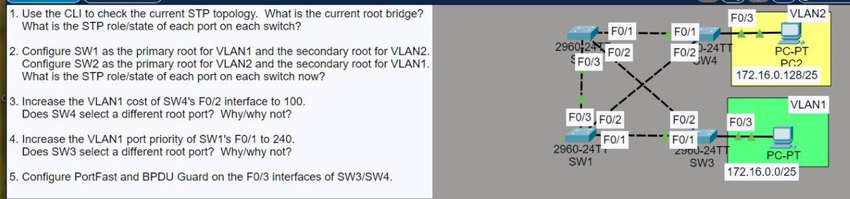 Stp Lab Controlling Layer-2 topology like a Queen 👑 STP lab validation: Root ...
