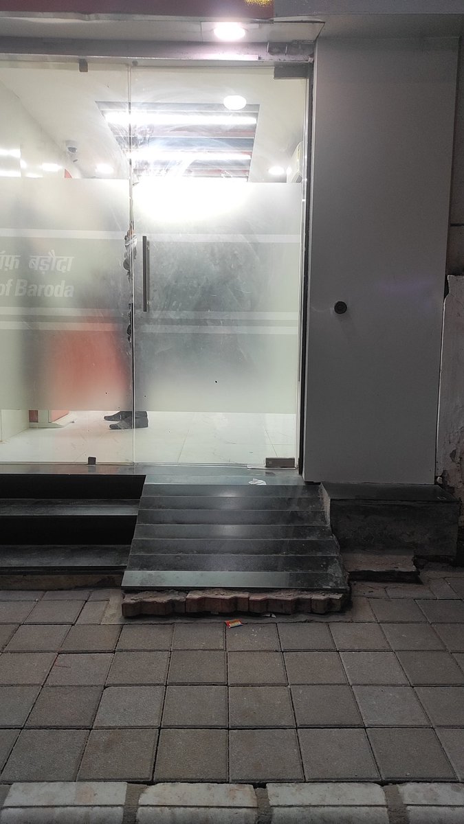 chintancshah's tweet image. A “ramp” that no wheelchair can use.
A “step” that defeats the purpose of accessibility.

Accessibility isn’t about checking a box — it’s about thoughtful design.

Public spaces must be inclusive for everyone. ♿

#Accessibility #InclusiveDesign #BarrierFree