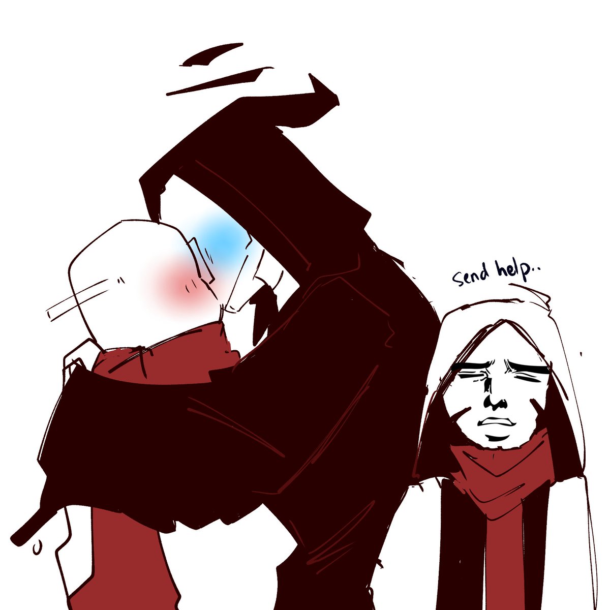 1 like to help Goth hahaha 

#afterdeath #reaperxgeno #gothsans