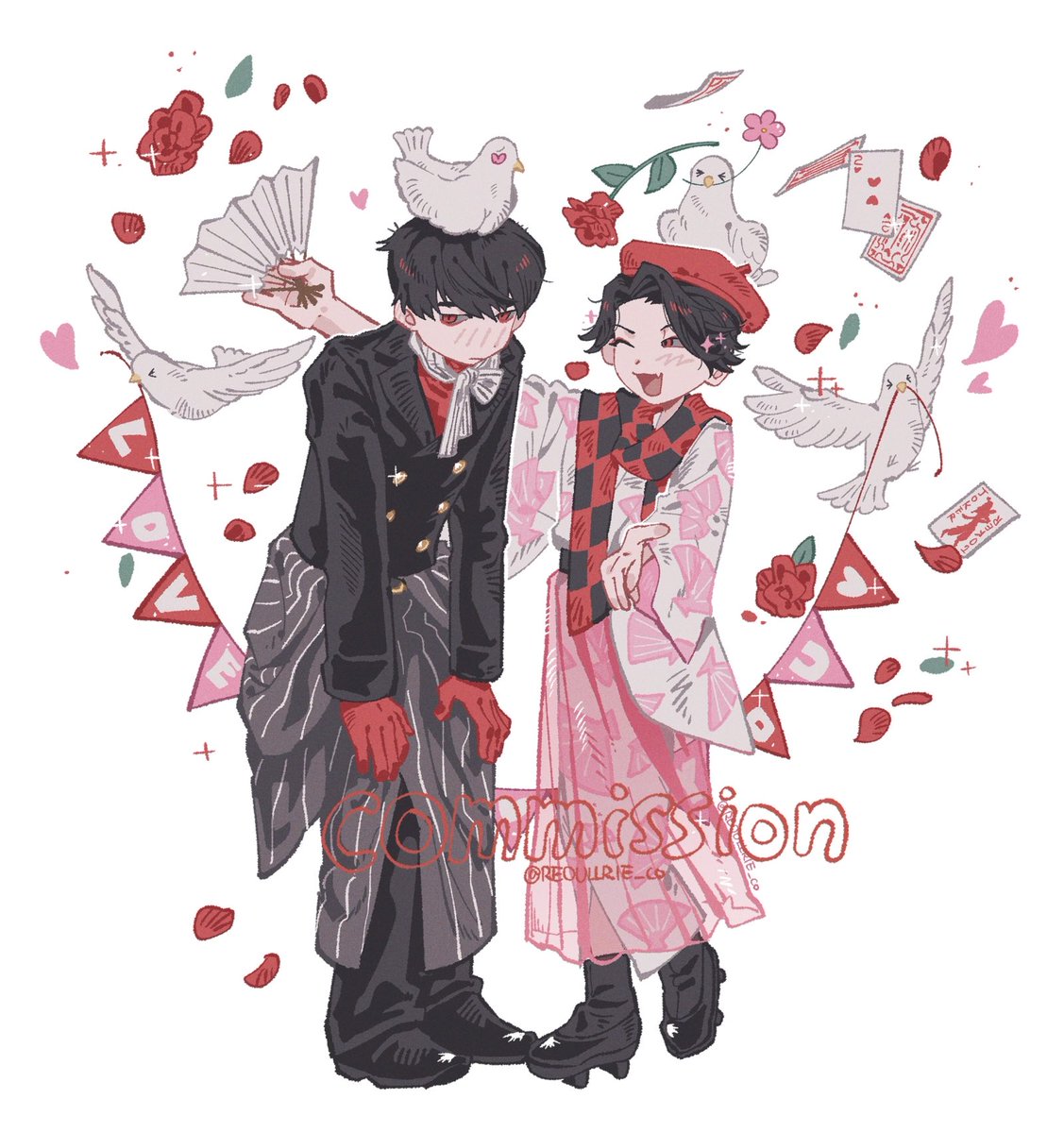 레울 커미션 tweet media