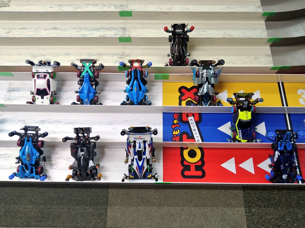 HOTBOXhobby's tweet photo. 本日はタミヤミニ四駆MEシャーシ限定レースにご参加いただき誠にありがとうございます！
〜来月の大会予定〜
・4月12日(日) HOTBOX杯
・4月19日(日) ステチャレ片軸レース
エントリー受付中です😊✨
#ミニ四駆
#mini4wd https://t.co/SqqIXZ3xRh