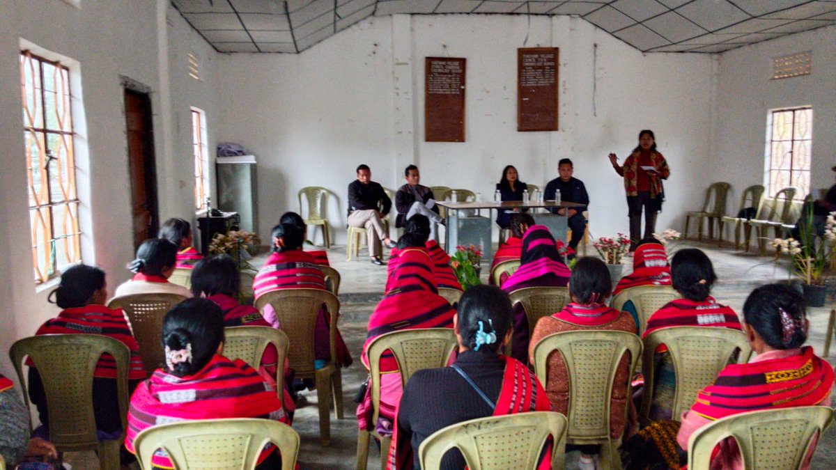 DHEWWOKHA's tweet photo. Felicitation programme for Adult literacy campaign was held on 14th March 2026 at yanthamo village Community hall, Certificate along with gift hampers were distributed to 23 students after completion of 3 months basic literacy campaign, @MinistryWCD @DC_Wokha https://t.co/k64eqW4Eut