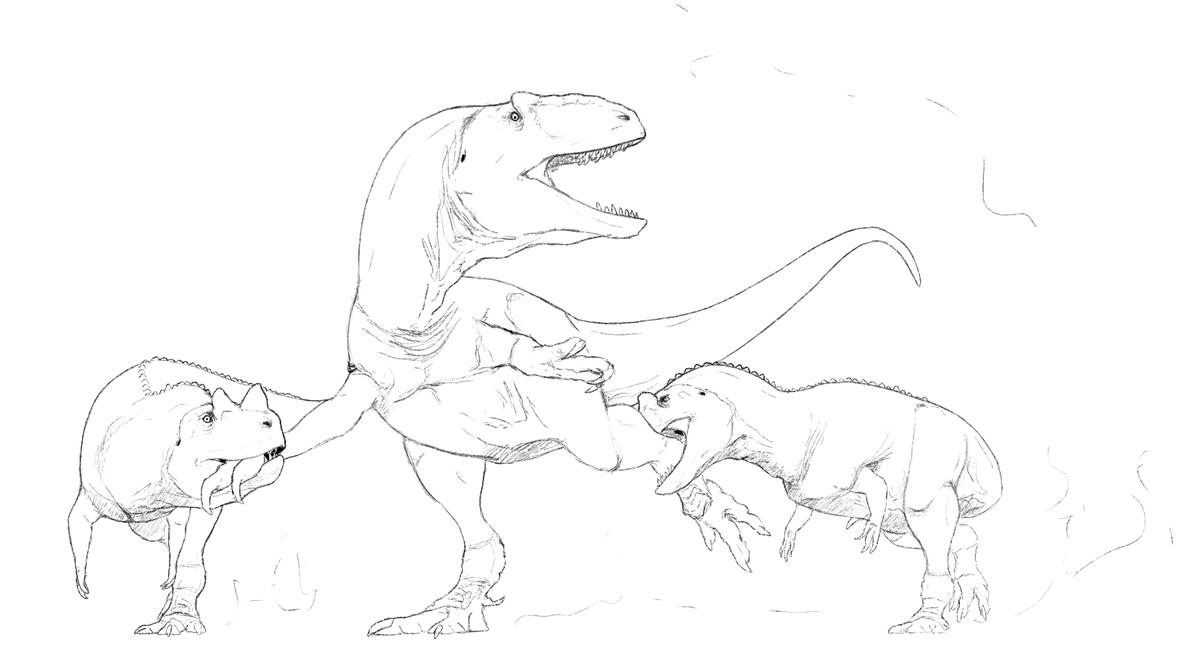The ceratosaurus takes whatever it wants
