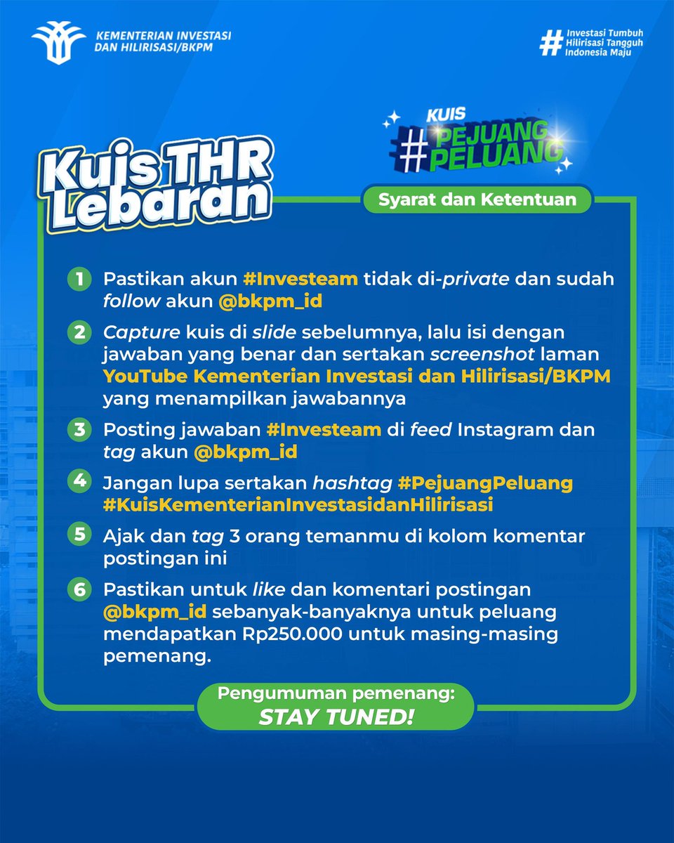 Kementerian Investasi dan Hilirisasi/BKPM tweet media