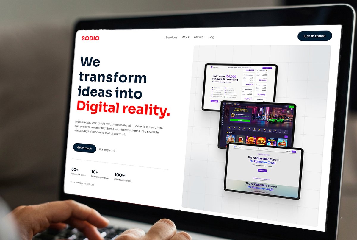 Divya_2143's tweet photo. I redesigned parts of the Sodio landing page as a UI exploration.

My focus:
• stronger typography hierarchy
• replacing generic visuals with product UI
• an expandable service structure for better discoverability

https://t.co/B8DrAoktXU
#uiux #productdesign #webdesign https://t.co/OvWzPrpuAi
