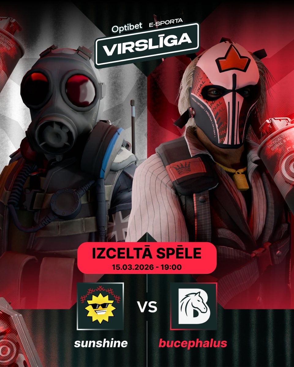 esportaliga's tweet photo. Uz ekrāniem šodien 2. kārtas izceltā spēle
🟢20:00 - 🇱🇻#sunshine vs #bucephalus🇱🇻
Pieslēdzies te: https://t.co/RyPDEJXxDl https://t.co/pImZycOMrc