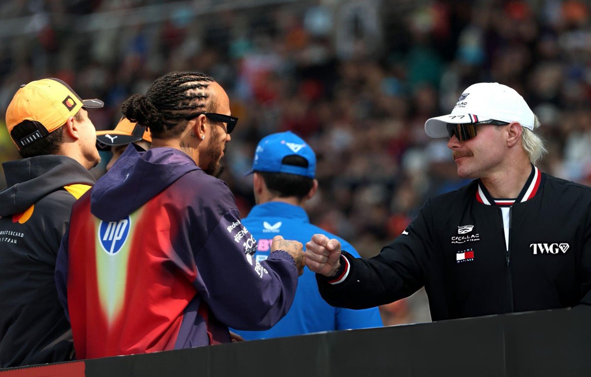 LEWIS AND VALTTERI 🥹