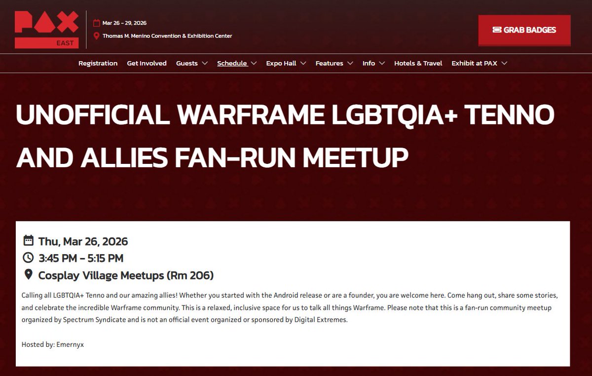 Spectrum Syndicate🌈 🔜 TennoCon tweet media