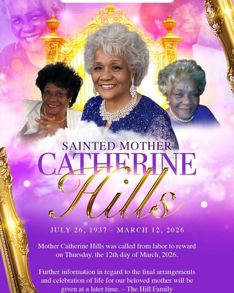BishopWiley's tweet photo. Rest in The Lord Mother aka Mommy Over 25 years ago This Phenomenal Woman Called me her Son and always Encouraged Me to keep Pushing&amp;Keep smiling.Please Help me 🙏🏾 Pray Strength for Bishop Darryl L Hill MDiv Apostle Deitra Hill Dawn Hill-Wilson Danny Eason Donald &amp; Pastor D'Ann https://t.co/3LHaCiI6Yi