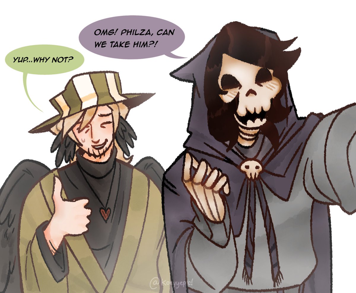 Aahh deathduo 💀🍽 #QSMP2 #deathduo #missafanarts #philzafanarts
