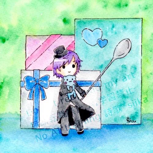 一日遅れたホワイトデーイラスト #ホワイトデー #オリジナルイラスト
