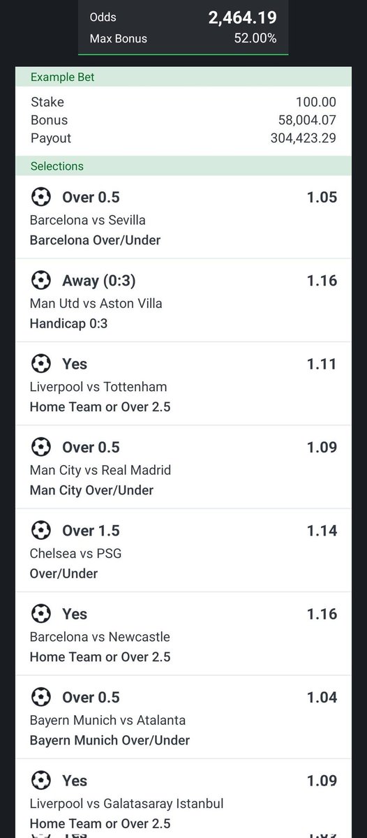 youngblood77_'s tweet photo. 2400 odds well analyzed odds. Weekend games + Champions league games. No need to edit. Repost, bookmark and stake. Check comment section for the bet code and 300 odds edit. https://t.co/THPg8Ef6SY