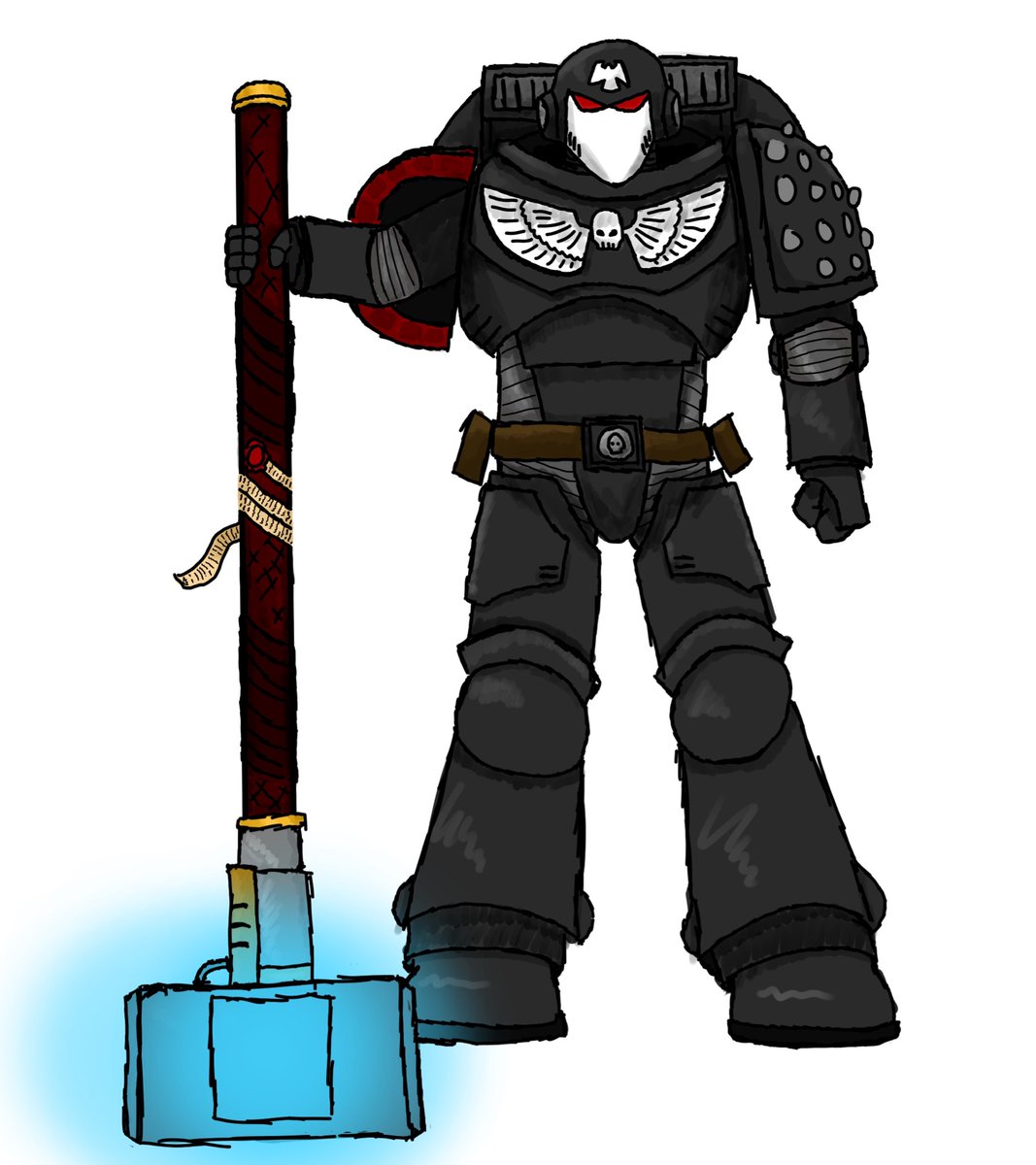 1ToastedArt's tweet photo. I do a little drawing the warhammer 40k https://t.co/vlPHpwxPkk