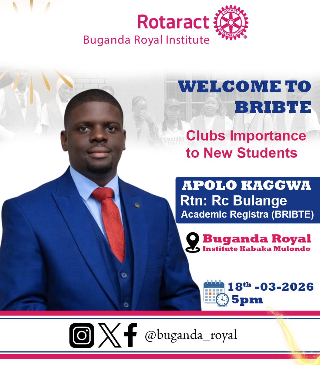 Rotaract Buganda Royal institute (The Trekkers) tweet media