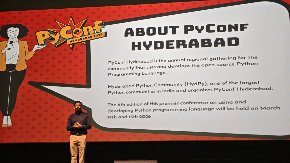 PyConf Hyderabad #PyConfHyd2026 tweet media