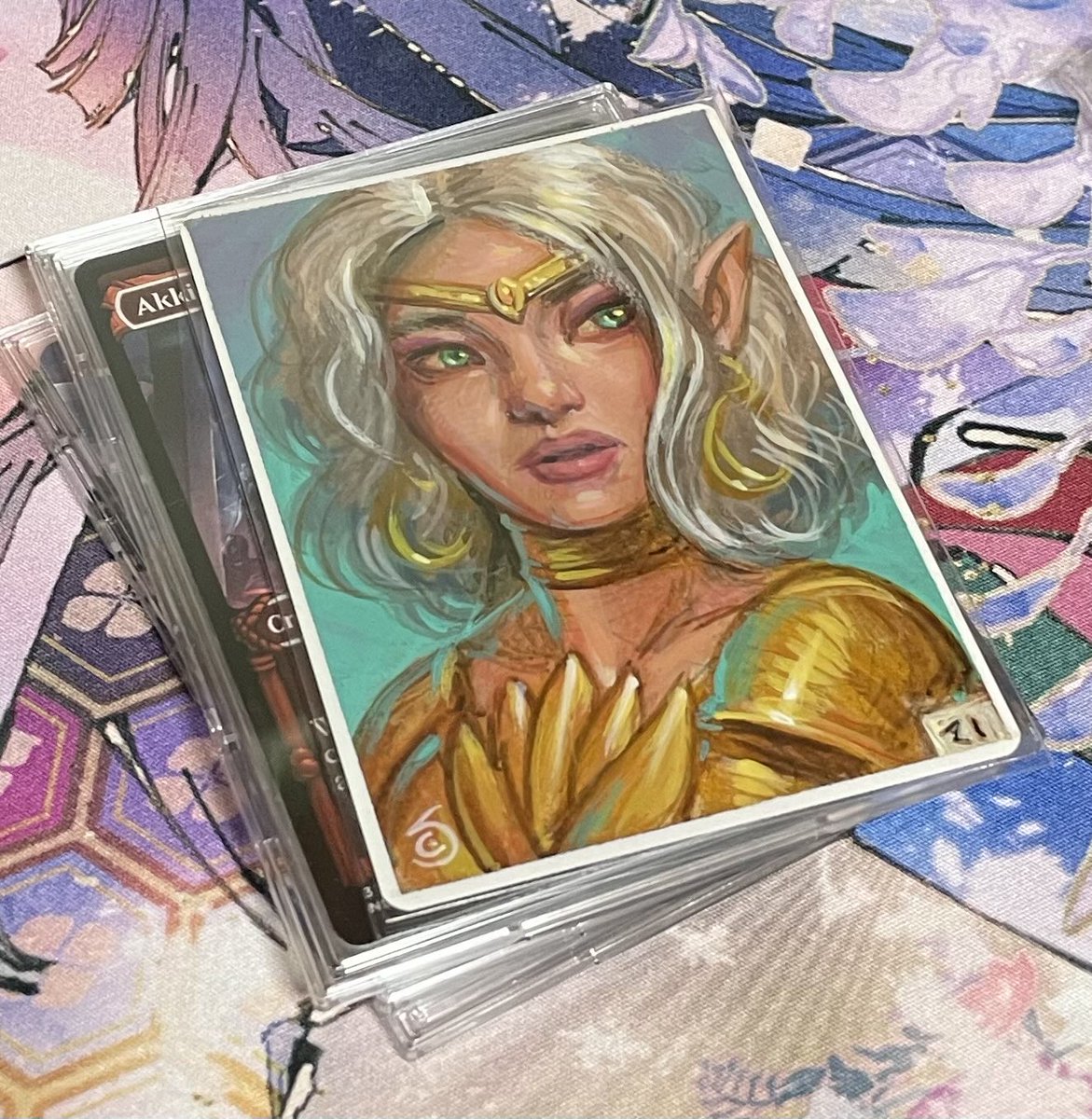 もう一枚、東京MTGさんのブースでトレードボーナスで流刑APを入手！
これはもう小さい絵画です。
 #プレイヤーズコンベンション