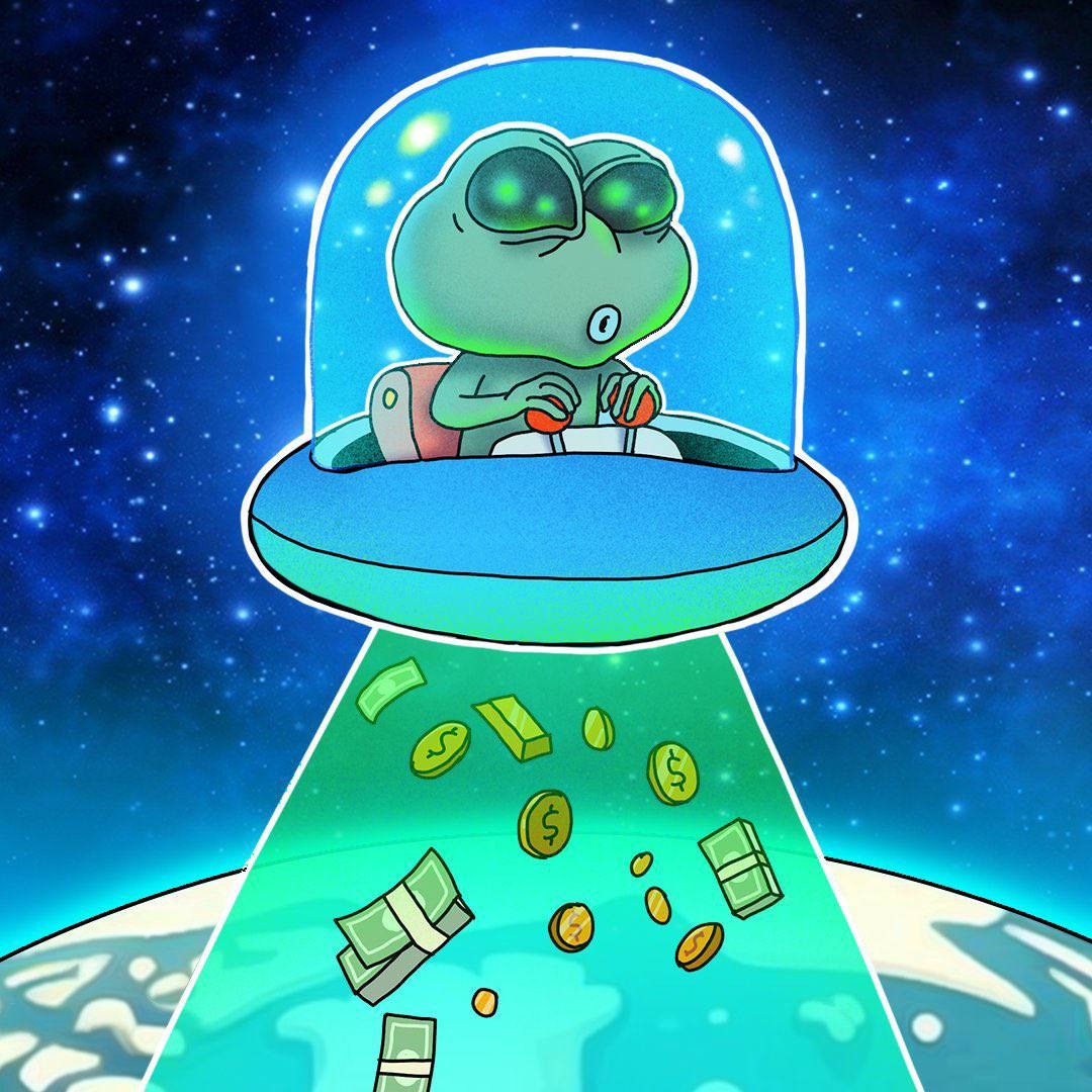 Alien Pepe tweet media