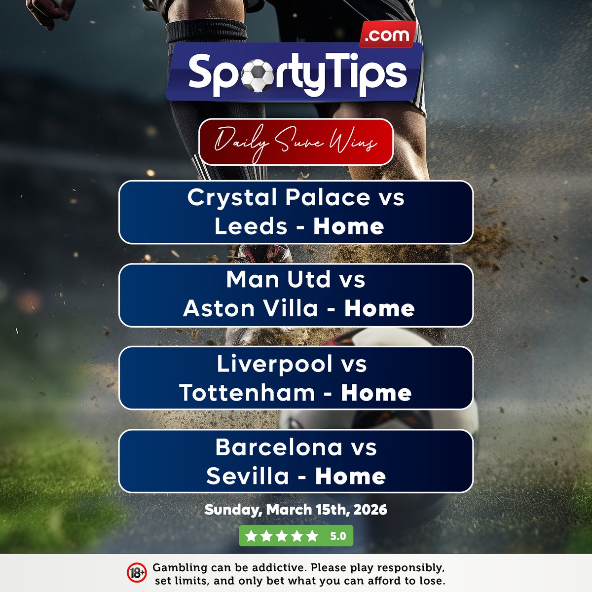 Sporty__Tips's tweet photo. FREE Pick for Today !
Get more Daily Sure Odds in a few easy steps 👇
Pay 50 bob only
Lipa na M-Pesa → Buy Goods
Till Number: 228989
Get odds instantly after payment
🔞 Play Responsibly https://t.co/fupRJ7cIxv