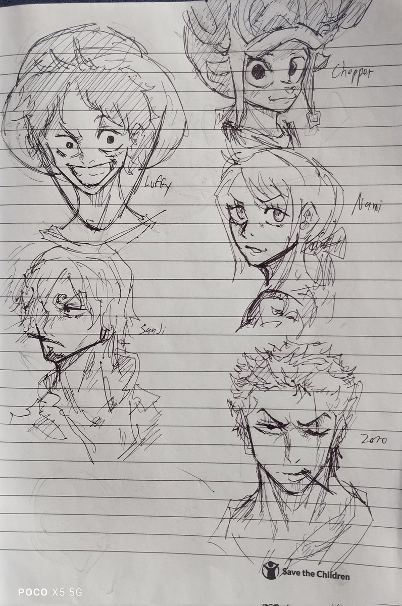 catsumimakuna_7's tweet image. Tried drawing one piece characters in Gege art style
I might redraw it cuz I lowke fumbled 🥹✌

#onepiece #gege #jujutsukaisen