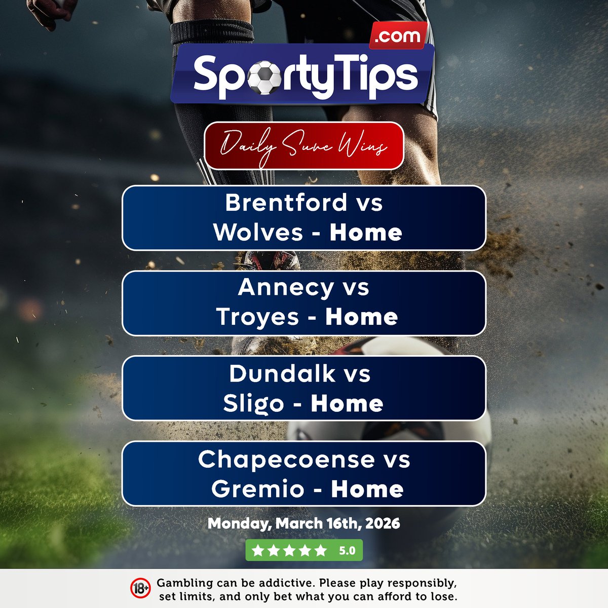Sporty__Tips's tweet photo. FREE Pick for Today !
Get more Daily Sure Odds in a few easy steps 👇
Pay 50 bob only
Lipa na M-Pesa → Buy Goods
Till Number: 228989
Get odds instantly after payment
🔞 Play Responsibly https://t.co/cR98fqMHDR